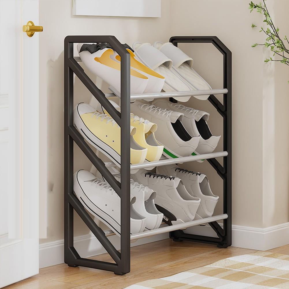 Compact X Shape Shoe Rack Multi Layer Design for Home Organization