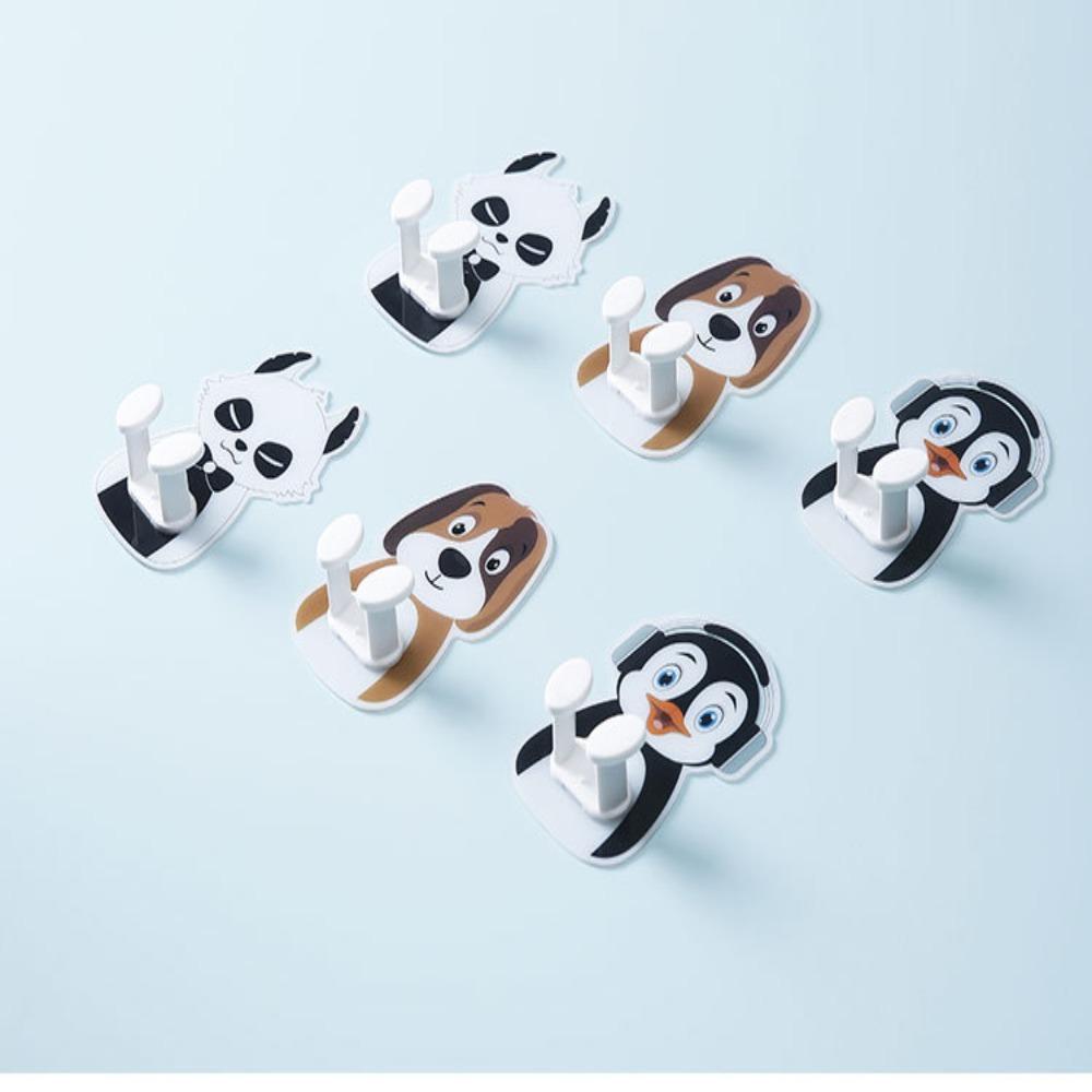 Organizer Animal Hook Self Adhesive Wire Line Hanger Towel Razor Rack  Office Home Bathroom Kitchen