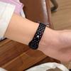 Slim Waist Silicone Band Hollow Two‑Tone Polka‑Dot for Apple Watch Apple Watch Series12 11 10 SE1 2 3/Ultra4 3 2 38/42/45/49mm