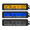 4 In 1 Clock Calendar Thermomete Car Multi-Function Color Screen Voltage With LCD Time Date In-Car Outdoor Temperature Display