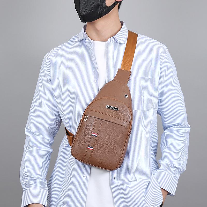 Men's Multifunctional Business Travel Chest Bag: Stylish, Portable, and Spacious Shoulder Messenger Bag