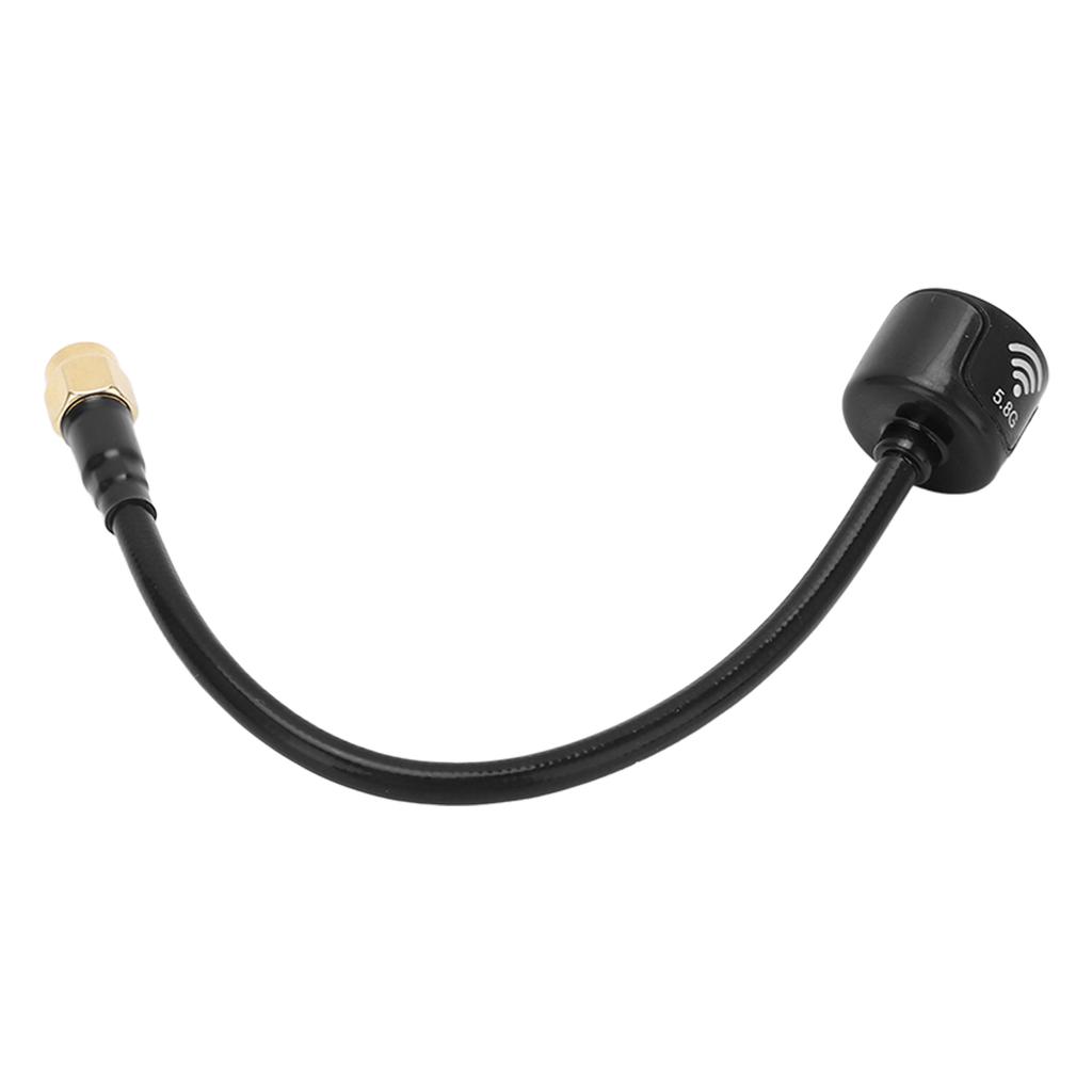 Антенна для FPV дрона 5,8 ГГц 155 мм 2,5 дБи с внутренним отверстием RPSMA для RC FPV машины(черный )