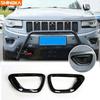 Black Tail Light &Fog Light Lamp Cover Guard Trim For Jeep Grand Cherokee 14-17