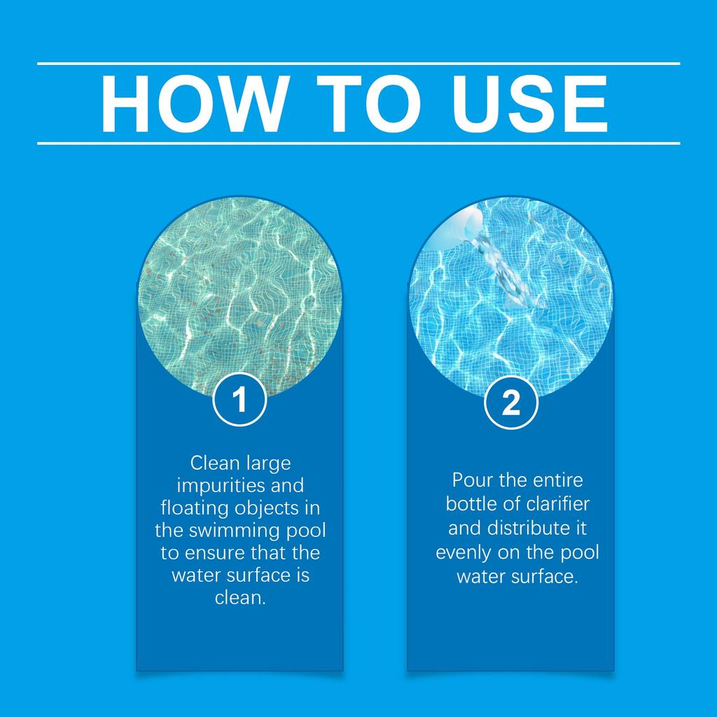 Swimming Pool Water Clarifier For Home, Public And Outdoor Swimming Pools 100ML