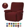 Split Jacquard Recliner Cover Elastic Lazy Boy Chair Sofa Covers Stretch Spandex Couch Slipcovers Armchair Case Solid Color