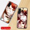 Bakugou Katsuki Scorch аниме для Samsung S22 стеклянный чехол S8 S9 S10 Note 8 9 10 S10e S20 S21 plus Ultra Cover My Hero Academia