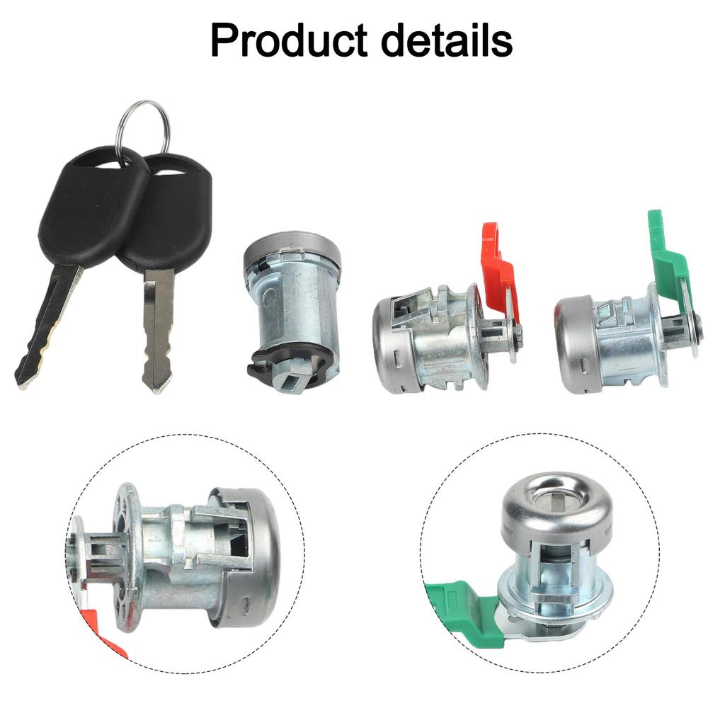 As Shown Cylinder With Keys Direct Replacement Part Ignition Cylinder Set Non-Universal Fitment For Explorer Series