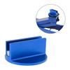 2pcs Universal Aluminum Groove Magnetic Jack Adapter Large Groove Blue Pinch Weld Frame Track Pads