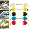 1Pair Asalato African Shakers Rattle Rhythm Percussion Fingertip Ball Instrument