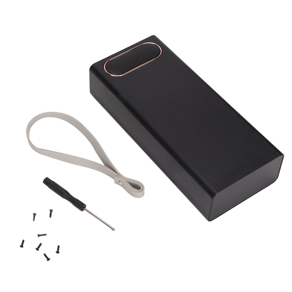 L16 16x18650 DIY Power Bank 2 USB Выхода Бокс для аккумуляторов с ЖК-дисплеем и входным портом Micro Type C