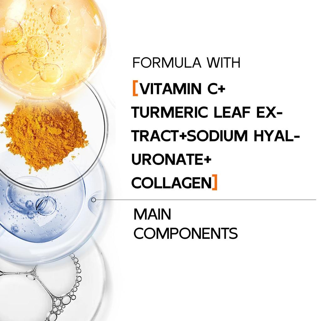 Куркума VC Осветляющий крем 50 мл Баночка-уточка Гладкая Нежная Сияющая и Прозрачная Быстрое Впитывание Кожей Ретинол Сыворотка против старения