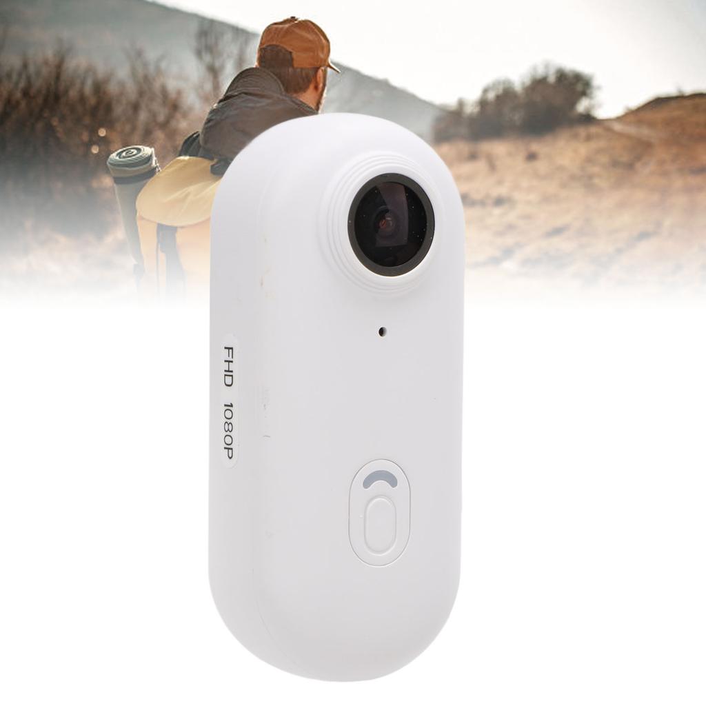 Pet Collar Camera 1080P HD Wireless Wide Angle Magnetic Wrable Video Recorder Small Action Camera with Back Clip for Outdoor Sports