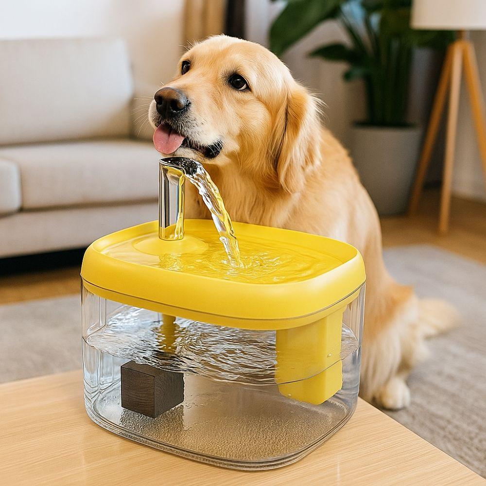 1.5L Automatic Water Dispenser Large Capacity Pet Water Feeder Dog Drinking Fountain Household