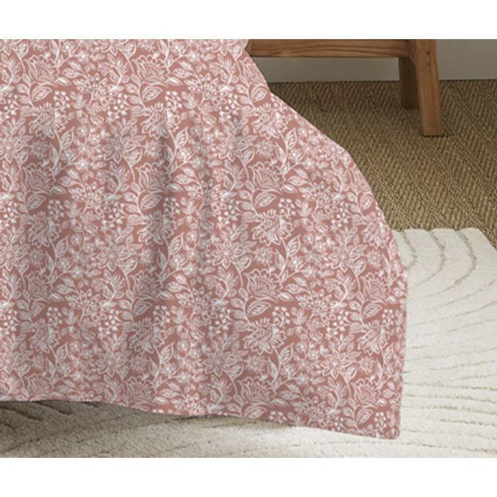 Complete Reversible Duvet Cover Pack for 140 X 190 Cm Bed Céleste Pêche