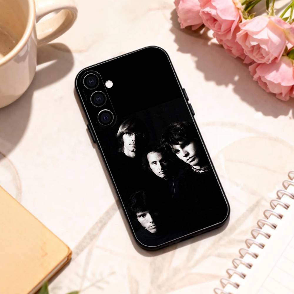 Psychedelic rock The Doors phone Case For Samsung Galaxy A73,A72,A71,A70,A53,A52,A51,Others Soft Black Shell