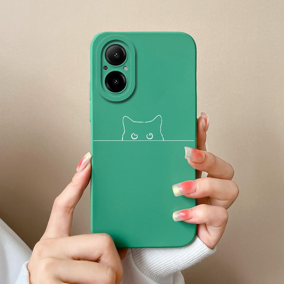 Чехол для телефона Realme C67, несколько узоров, мягкий жидкий силикон, полная защита, противоударный чехол для Realme C 67, Fundas Coque