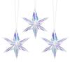 12Inch Iridescent Film Star With Shining Colorful Thin Film Pentagram Hexagon Star For Wedding Birthday Party Shopwindow Home Hanging Ornaments Decor