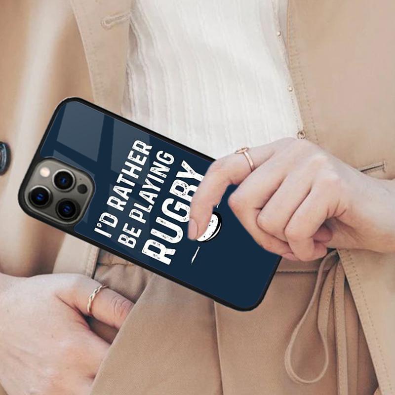 Rugby Football Sport Magnetic Phone Case For APPLE iPhone 17 Air 16 14 13 12 Pro Max 15 Plus Wireless Charge With MagSafe Cover