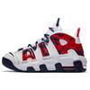 New Air More Uptempo White Blue Red Camo GS CZ7885-100