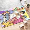 Custom KPop Demon Hunters Mat Personalized Name, Polyester Washable Indoor Entryway Rug, Gift for Christmas, Easter, Thanksgiving Day