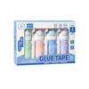 4pcs/set Erasable Double Sided Tape Roller Morandi Color Glue Runner Dot Glue Tape  DIY Crafts