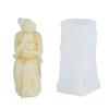 Families Scalpture Candle Mold for DIY Candle Gypsum Ornaments Christmas Gift Home Decor Epoxy Resin Casting Mold