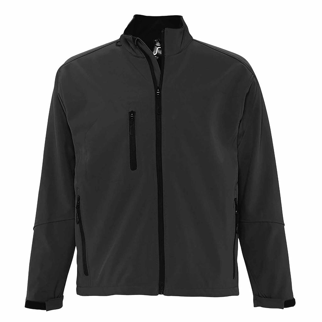 SOLS Мужская куртка Relax Soft Shell (дышащая, ветрозащитная и водостойкая)