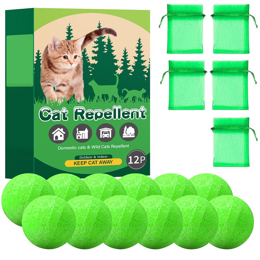 12Pcs Cat Repellent Anti Cat Scratch Cat & Dog Nature Repellent for Home Kitchen Yard