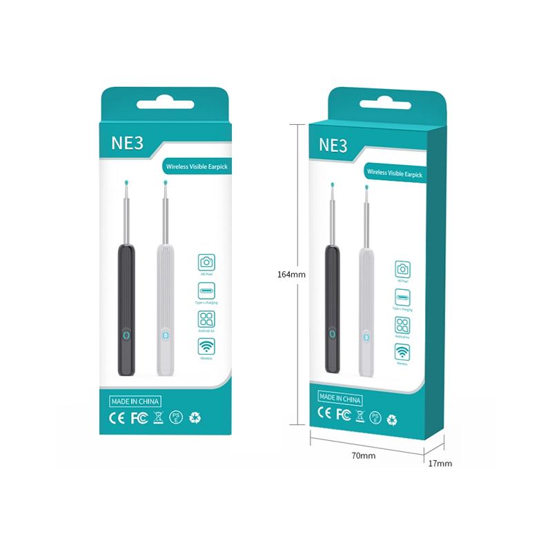 HD 1080P Беспроводной очиститель ушей с подключением Wi-Fi для iPhone, iPad и Android