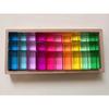 New Design Montessori Toys See Through Rainbow Lucite Stacking Blocks Acrylic HighTransparent for Kids Open Play
