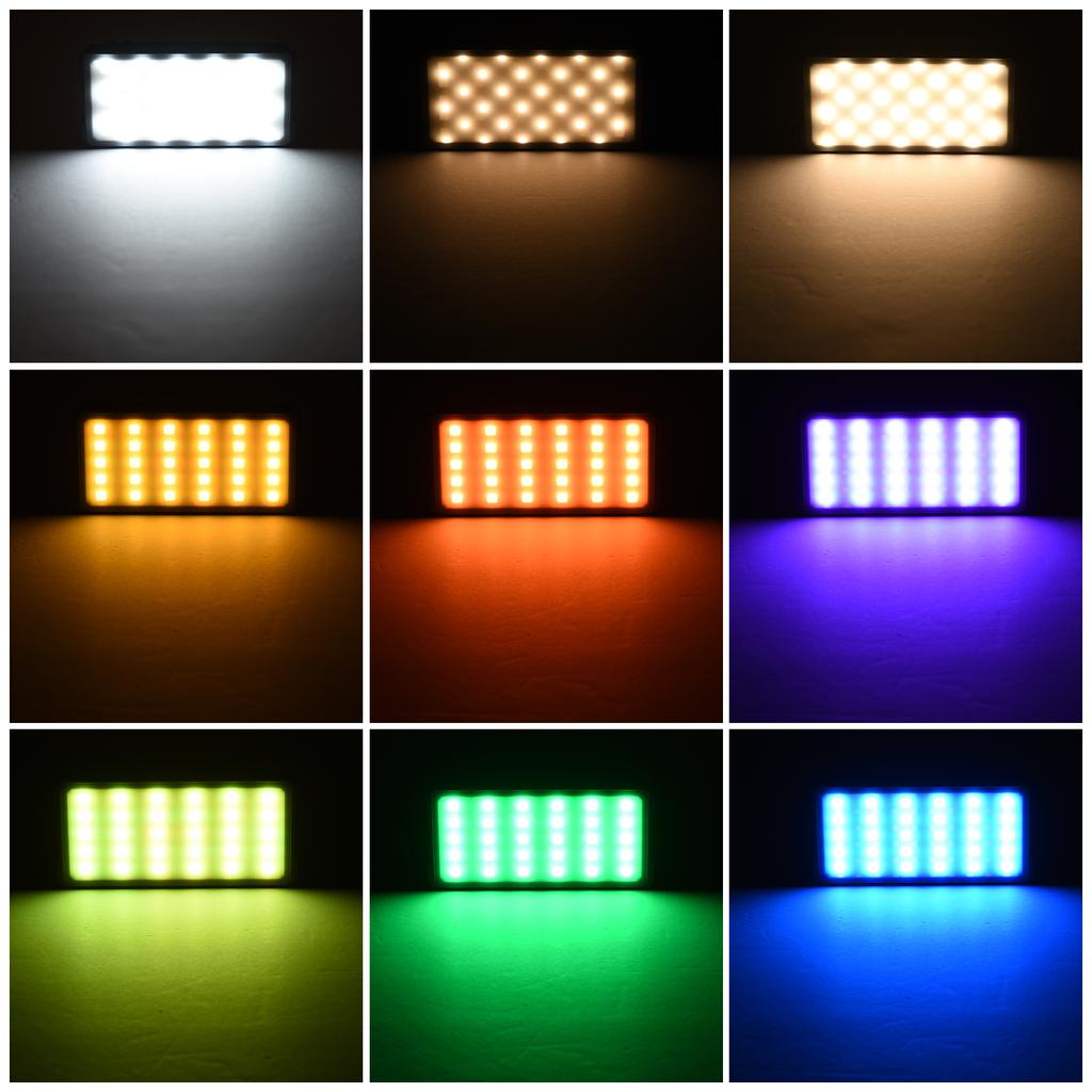 Andoer MFL-02 5W Многофункциональный светодиодный светильник для видеосъемки Портативный карманный светильник Профессиональная RGB-съемка