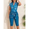 3 Pieces Printed Swimsuit Women 2025 Surfing Diving Clothes Swimwear Female Beachwear Bathers Bathing Swimming Swim Suit
