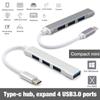 USB C HUB 3.0 Type C 4 Port Multi Splitter Adapter OTG for Lenovo Xiaomi Macbook Pro 13 15 Air Pro PC Computer Accessories