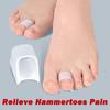 1 пара молотковых корректоров для пальцев ног для женщин, выпрямители пальцев ног, разделители пальцев ног, протекторы для пальцев ног, средство для ухода за ногами
