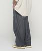 CARGOBROS Curved Wide Banding Slacks (Charcoal)