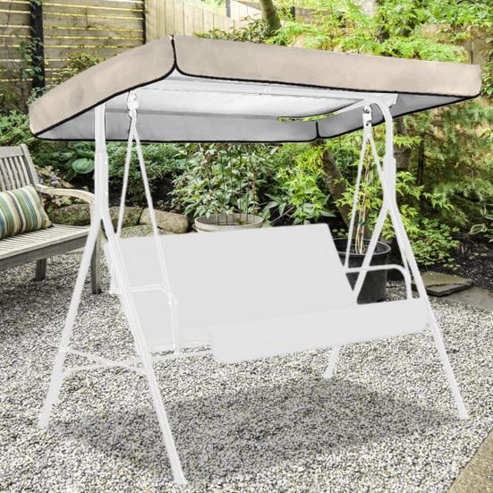 Замена навеса-качалки, водонепроницаемая ткань Оксфорд, навес для стула-качели, навес для наружного патио, верхняя крышка, козырек от солнца, чехол для стула для садовых качелей