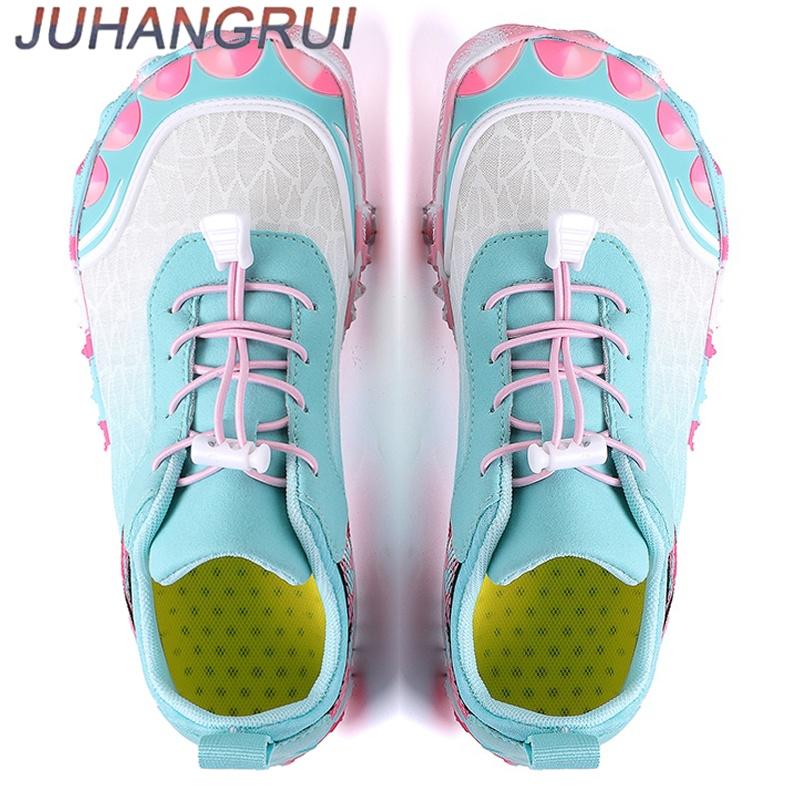 Women Men Aqua Shoes Upstream Wading Shoes Water Sports Sneakers Unisex Five Fingers Swimming Surfing Footwear Yoga Fitness Shoe