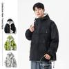 Men's Winter New Cotton-padded Clothes Men's Jackets Thickened Warm Trendy Brand Double-sided Wear Lamb Wool Cotton-padded Jackets Padded Jackets