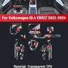 Для VOLKSWAGEN ID.4 CROZZ 2024 Автомобильный Центральный Экран Управления TPU Навигация Защита от Царапин Внутренняя Защитная Пленка Наклейка