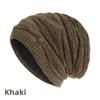 Fashion Knit Autumn Winter Crochet Solid Warm Baggy Beanie Hat Slouch Cap Ski Cap Christmas Gift Women Men