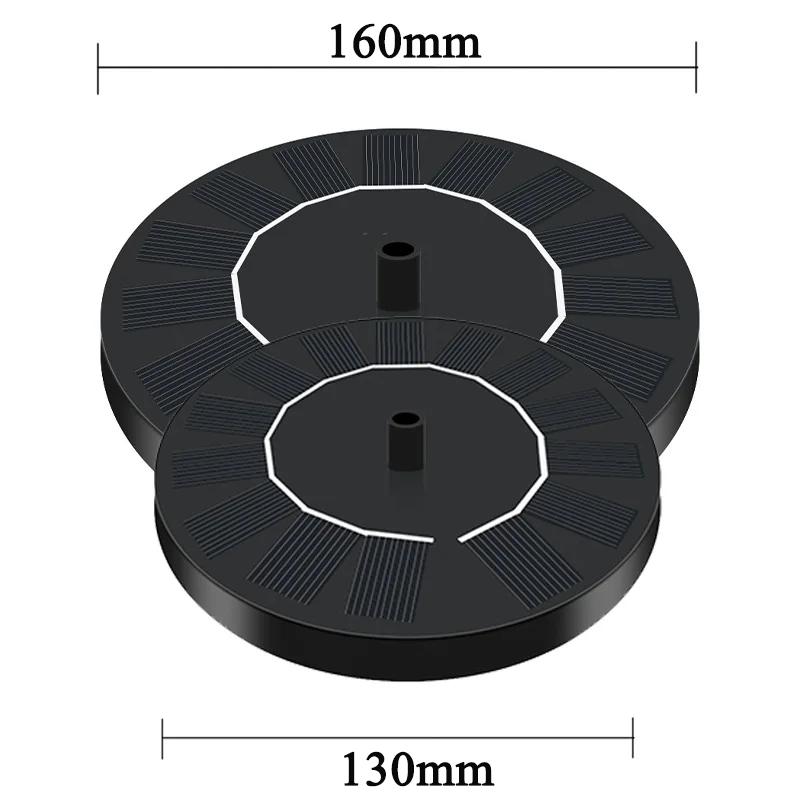 Solar Water Fountain Pool Pond Waterfall Fountain Garden Supplies Decoration Outdoor New Mini Solar Powered Fountain Bird Baths