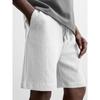 Men's Casual Knee-length Solid Color Sports Shorts, Simple Lace-up Spring Summer for European American
