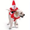Xiaomi 2026 Cute Santa Claus Riding Deer Dog Costume Warm Dog Pet Christmas Transformed Cloak Shawl Lovely Santa Claus Riding Deer Dog