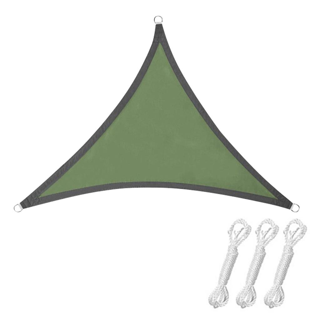 Водонепроницаемый солнцезащитный козырек, парусный навес, треугольный/четырехугольный УФ-блок, солнцезащитный козырек для наружного садового тента, заднего двора, экран конфиденциальности