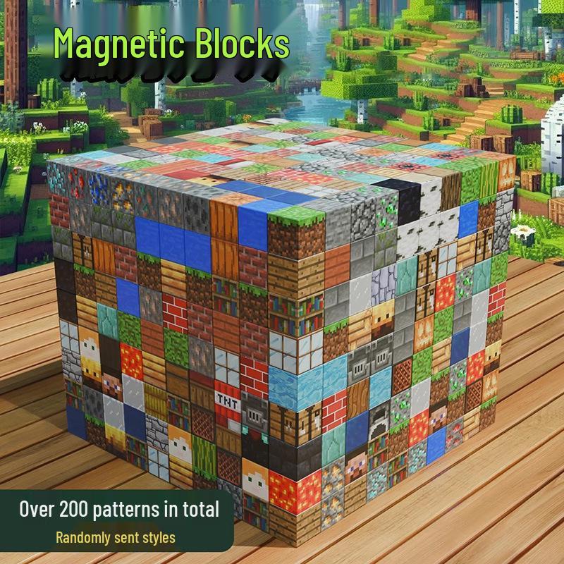 Magnetic Cube Building Blocks – Kids' Educational Toy Set for Boys