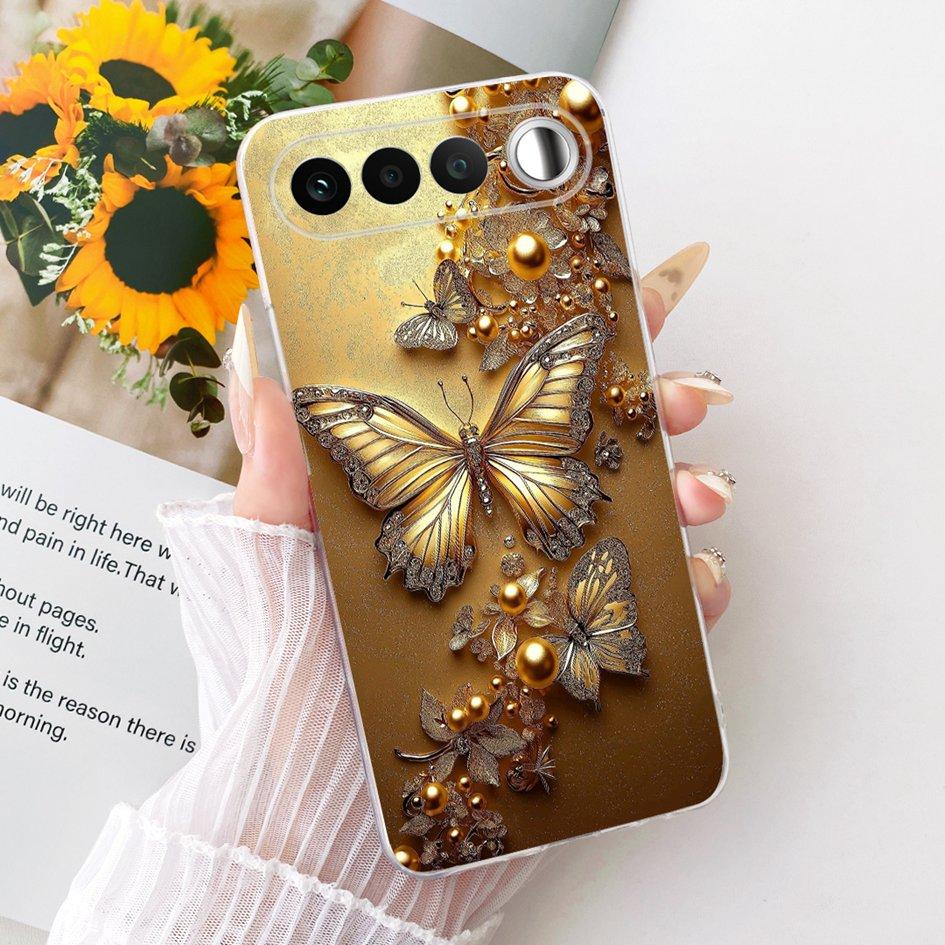 Чехол для Realme 16 5G 2026 Милый Мультяшный Рисунок Мягкий Прозрачный Силикон Ударопрочный Тонкий Чехол-Оболочка для Телефона Realme16 RMX5171