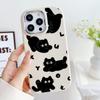 LZ11 Cat Cute Art Design Soft Phone Case for Samsung S24 Ultra S23 Plus S21 FE A16 A54 A34 A05 A06 Infinix Hot 40 30i Lens Protection Shockproof Cover