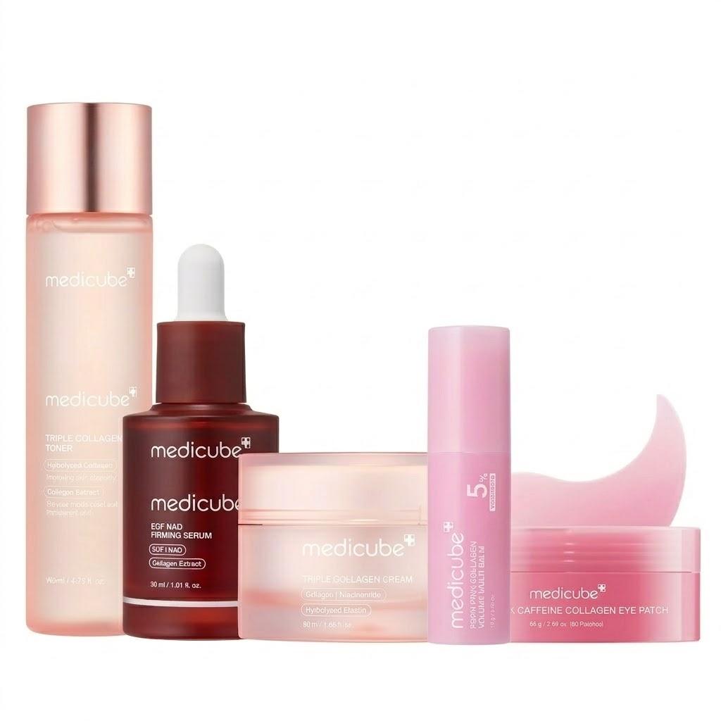 Medicube Collagen Glow-Up Kit – The Secret to Glass Skin & Firmness
