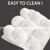 Fresh lemon-shaped 15-cavity silicone baking mold white