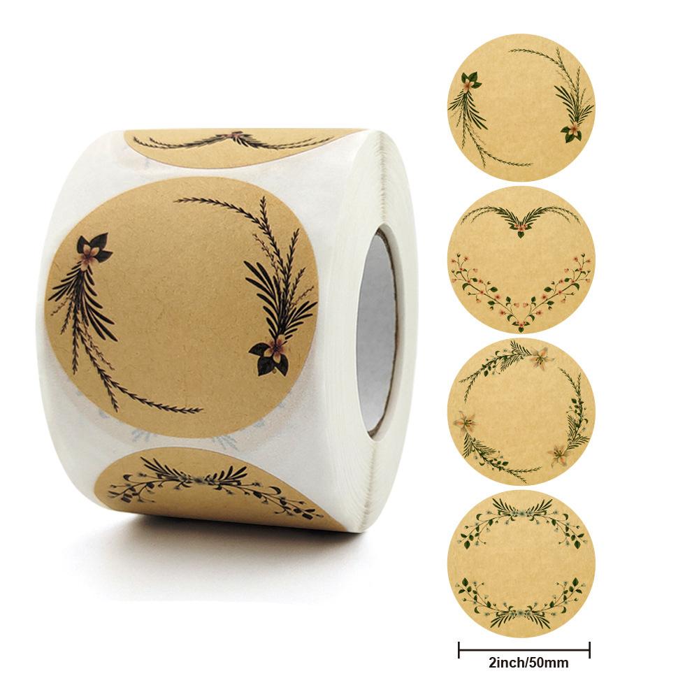Label Rolls Cat Stickers Circular Wedding Invitations X126